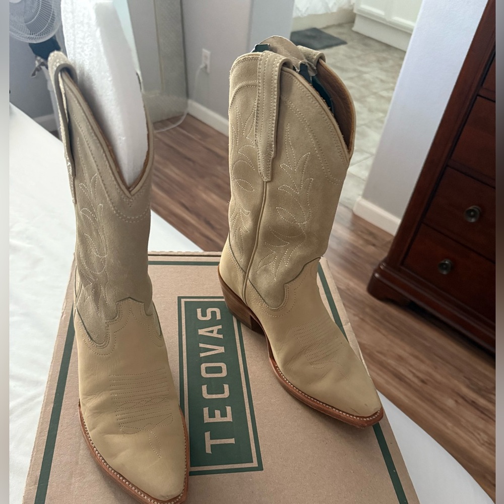 Tecovas Light Tan Western Boots